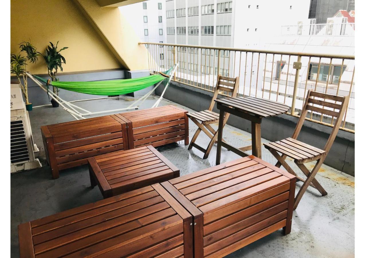 Lägenhet på 50 m² i Shinsaibashi, med 1 sovrum och 1 badrum  Osaka Exteriör bild